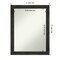 Amanti Art Non-Beveled Wood Wall Mirror, Rustic Pine Narrow Frame